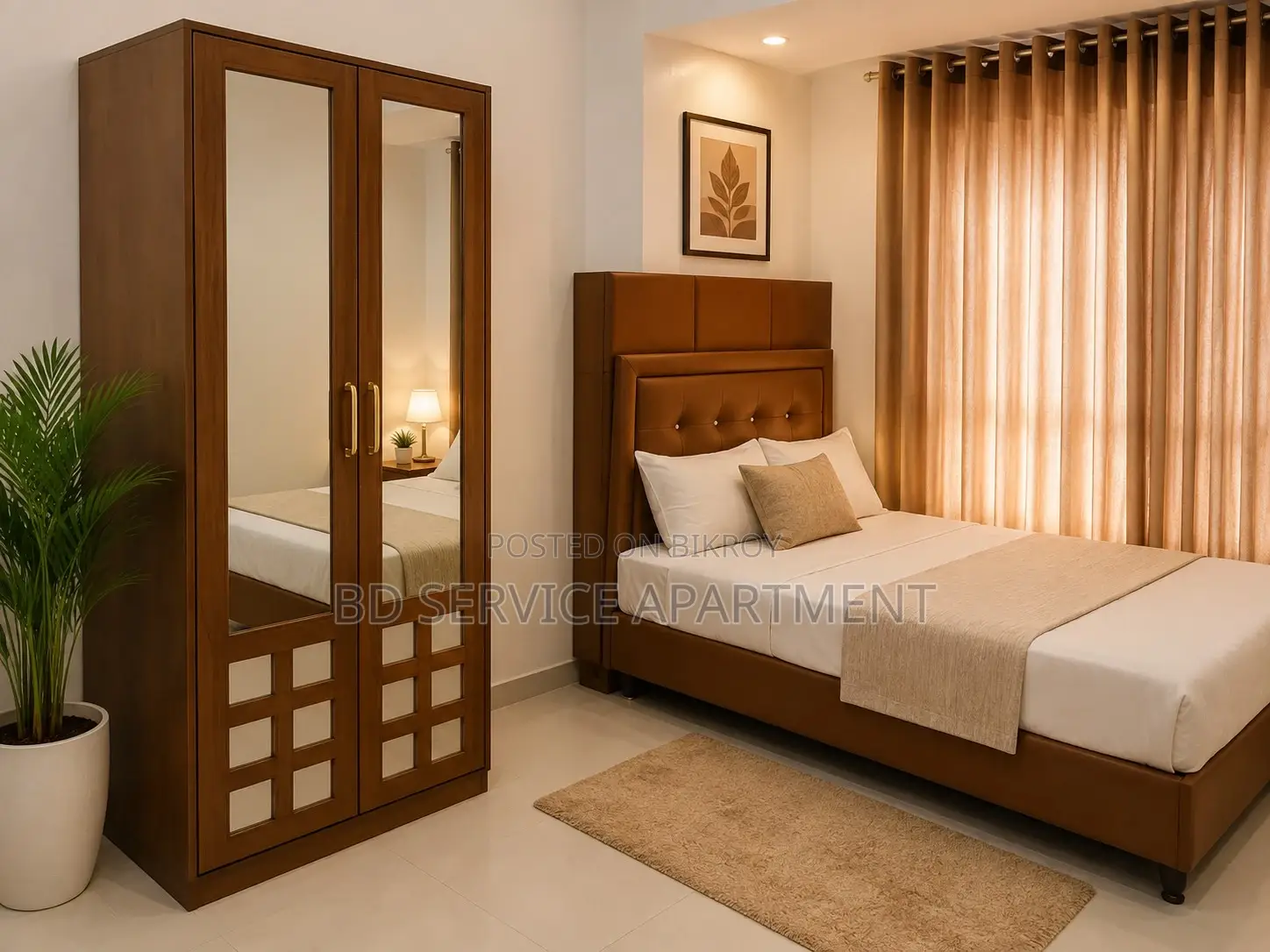 Furnished 3-Bedroom Apartment in 3-Bedroom Apartment for Rent