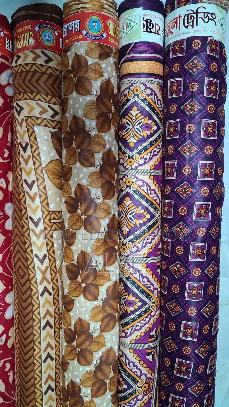 Printed 2 Yard Width Thaan Fabric
