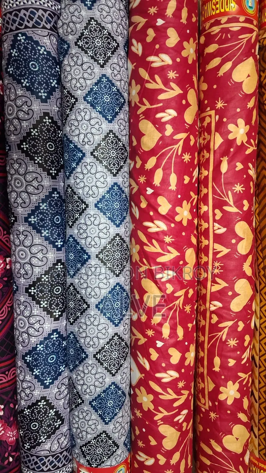 Printed 2 Yard Width Thaan Fabric