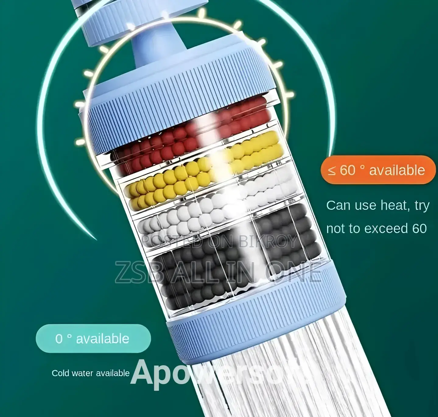 Tap Water Purifier 360° Rotating Faucet