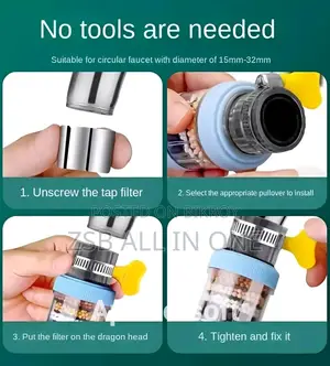 Tap Water Purifier 360° Rotating Faucet