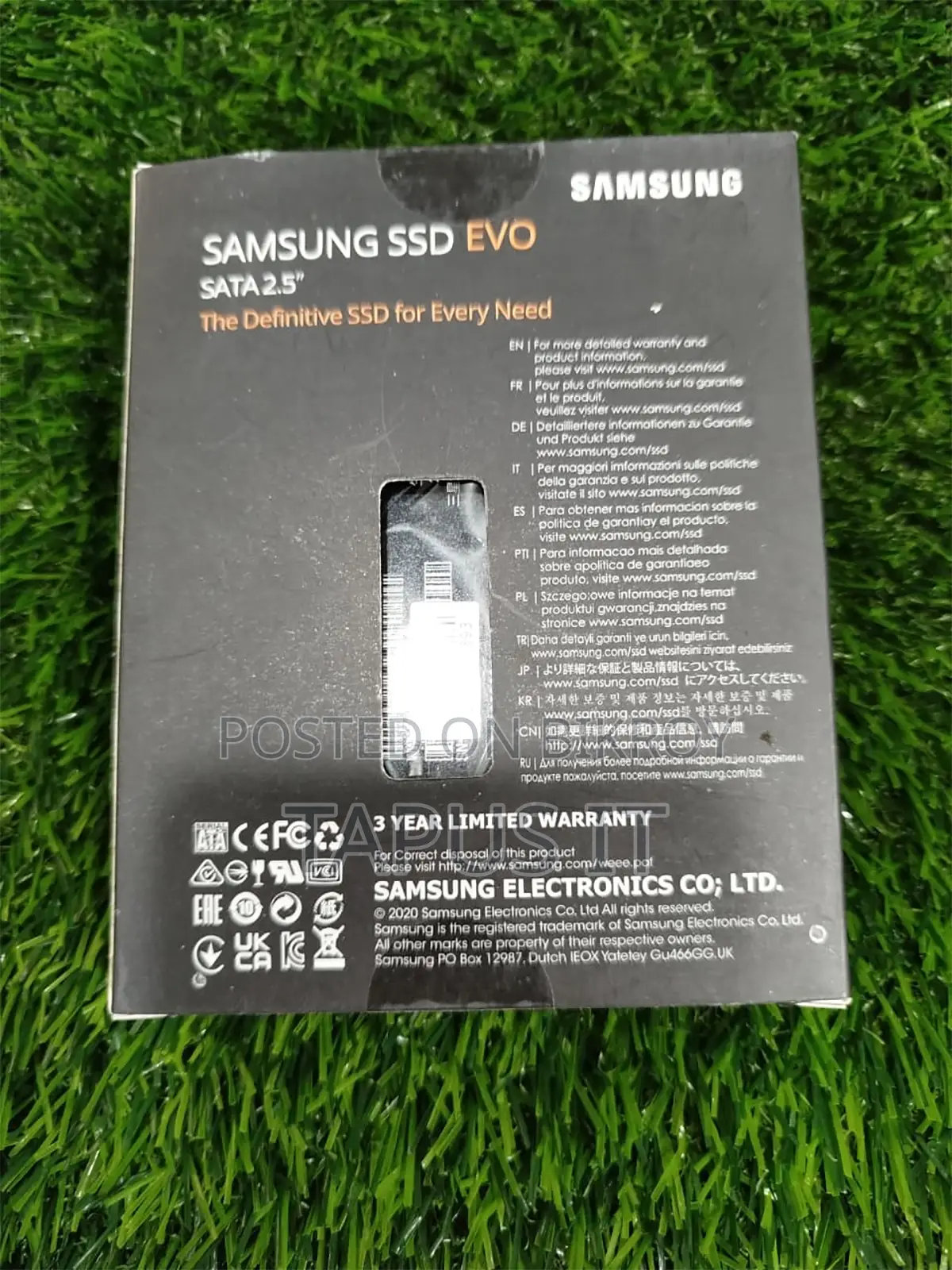 New SSD Samsung 256GB SATA 3Years Warranty