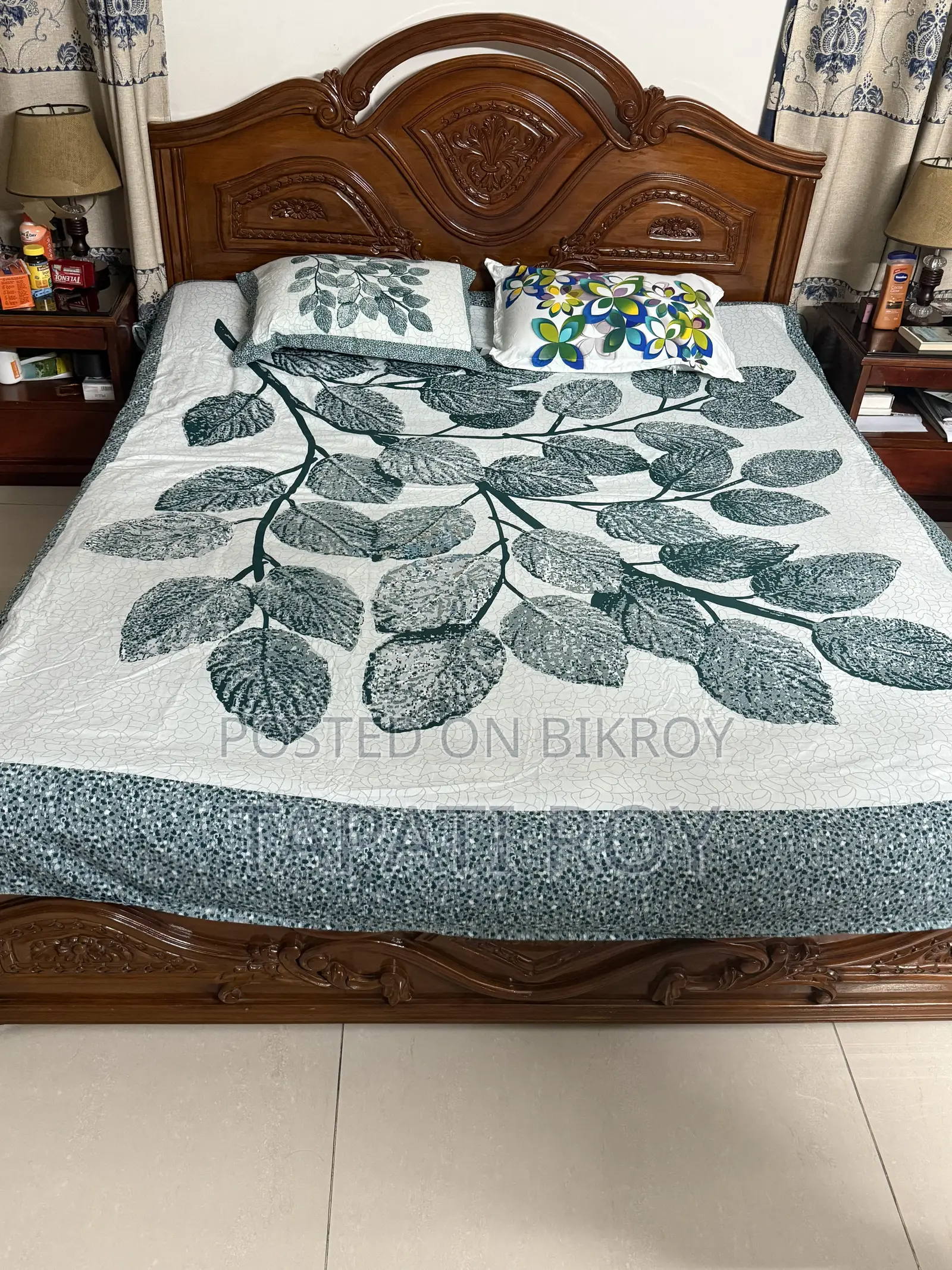 সেগুন কাঠের খাট