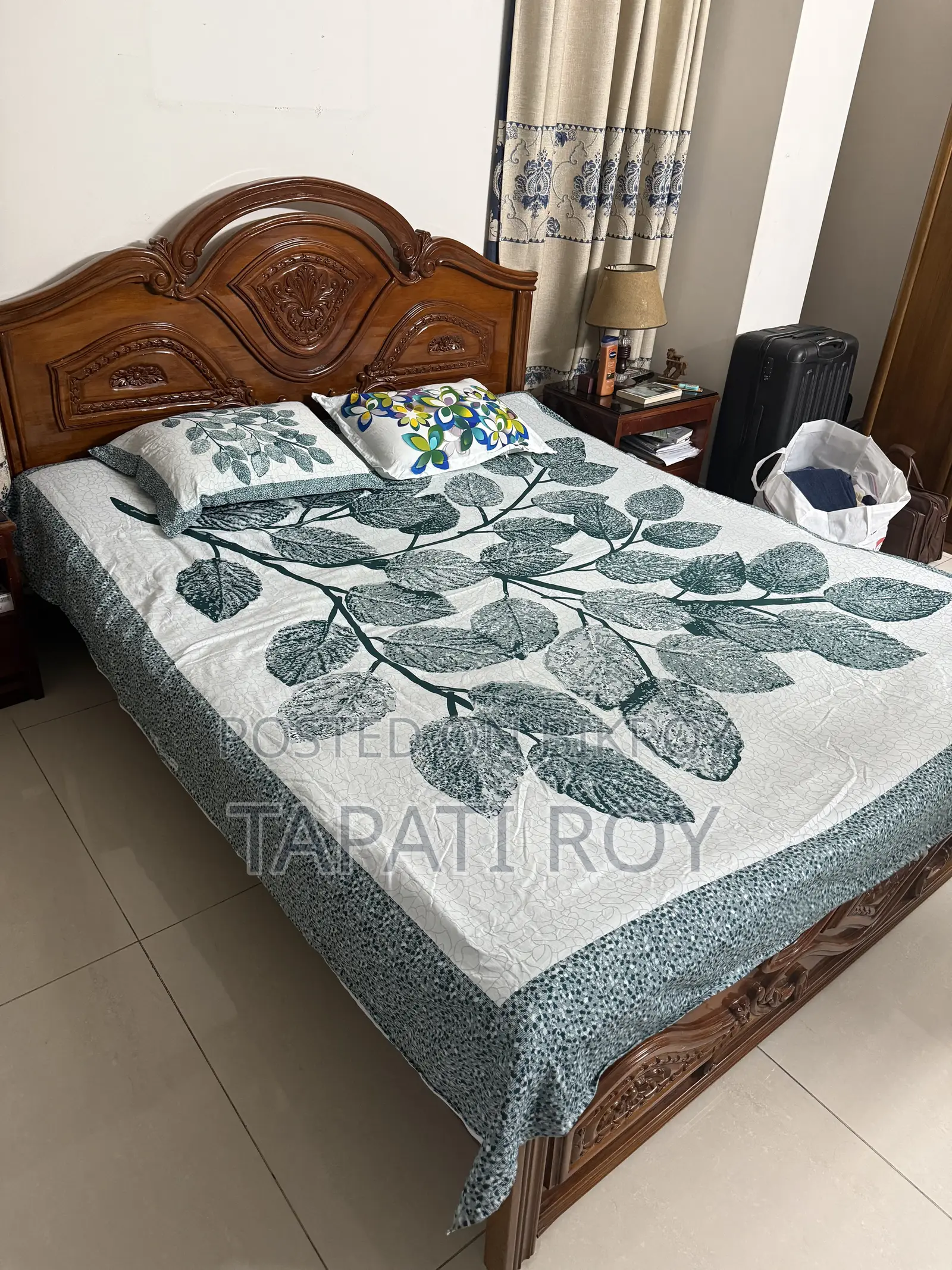সেগুন কাঠের খাট