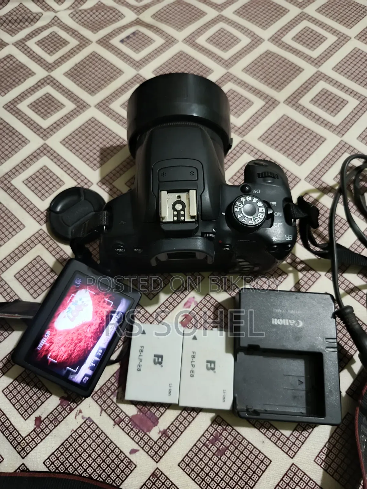 Canon 700D, 50mm Prime Lens, Full Setup