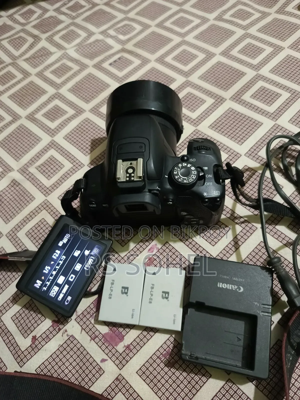 Canon 700D, 50mm Prime Lens, Full Setup