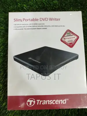 Slim Portable DVD Writer Transcend
