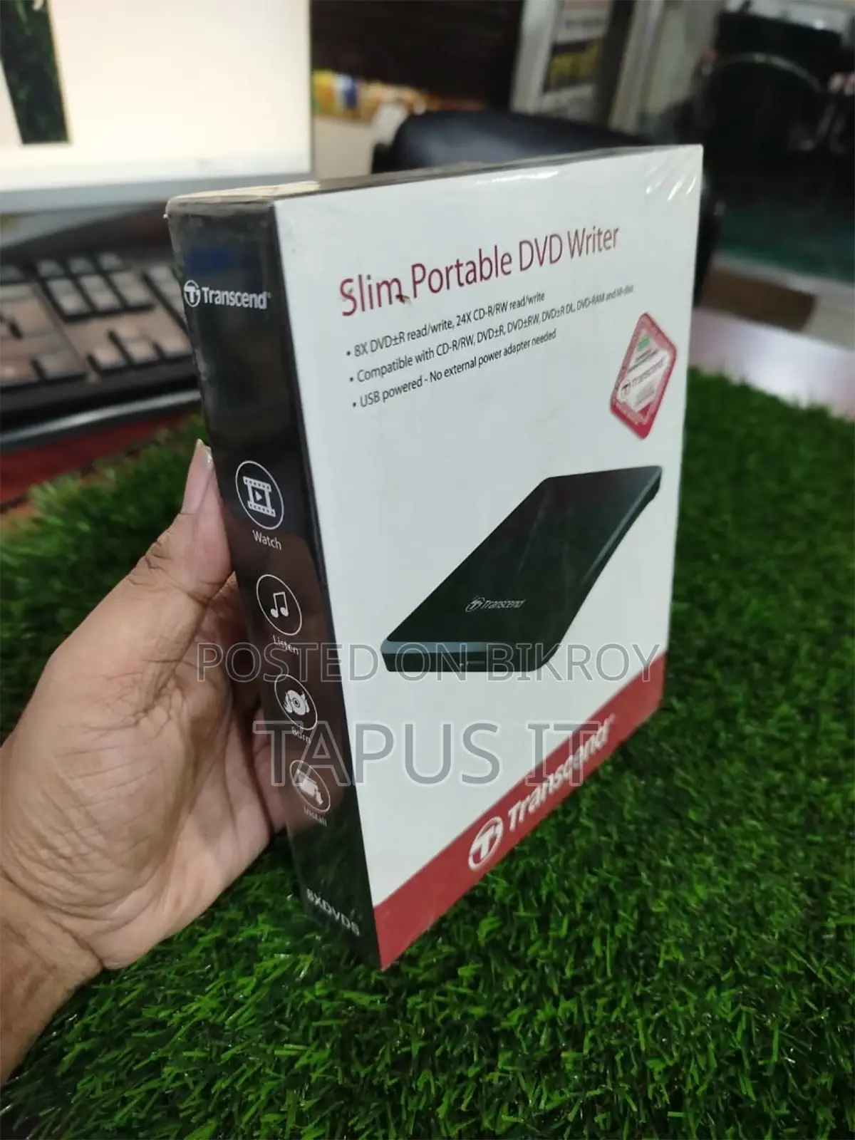 Slim Portable DVD Writer Transcend