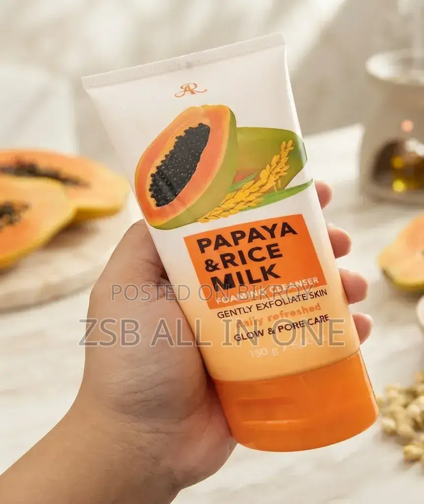 PAPAYA RICE MILK Foaming Cleanser 150g