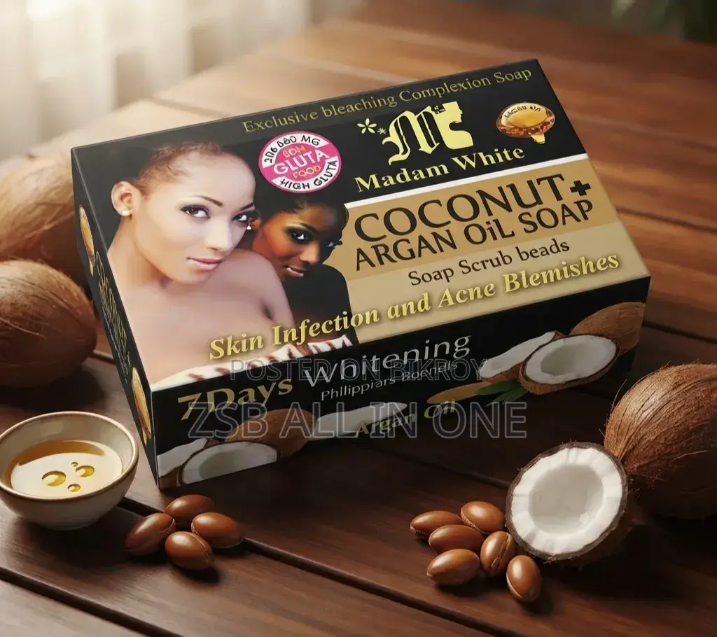 Madam White Rice Milk Argan Oil Soap
