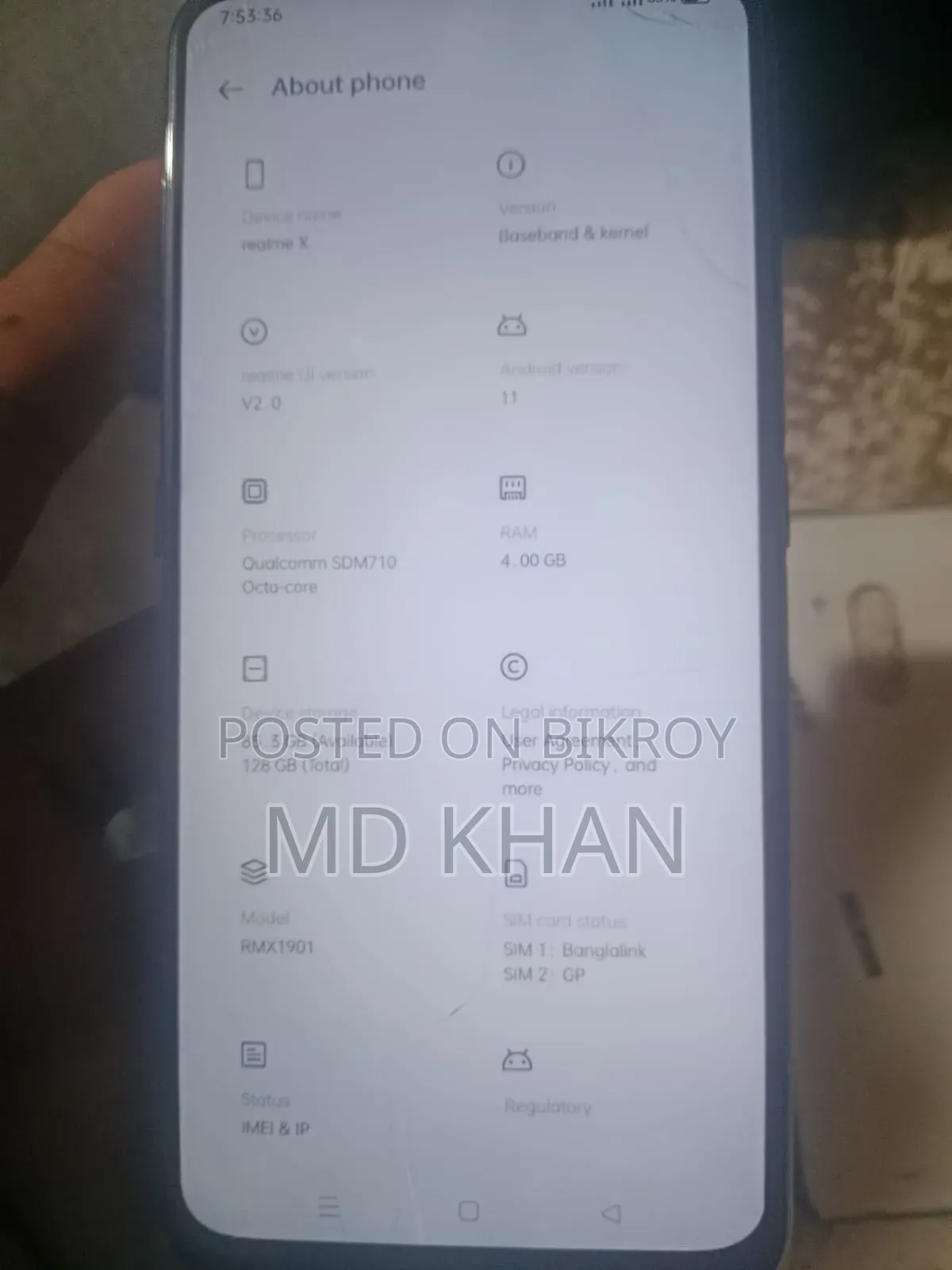 Realme X 128 GB White