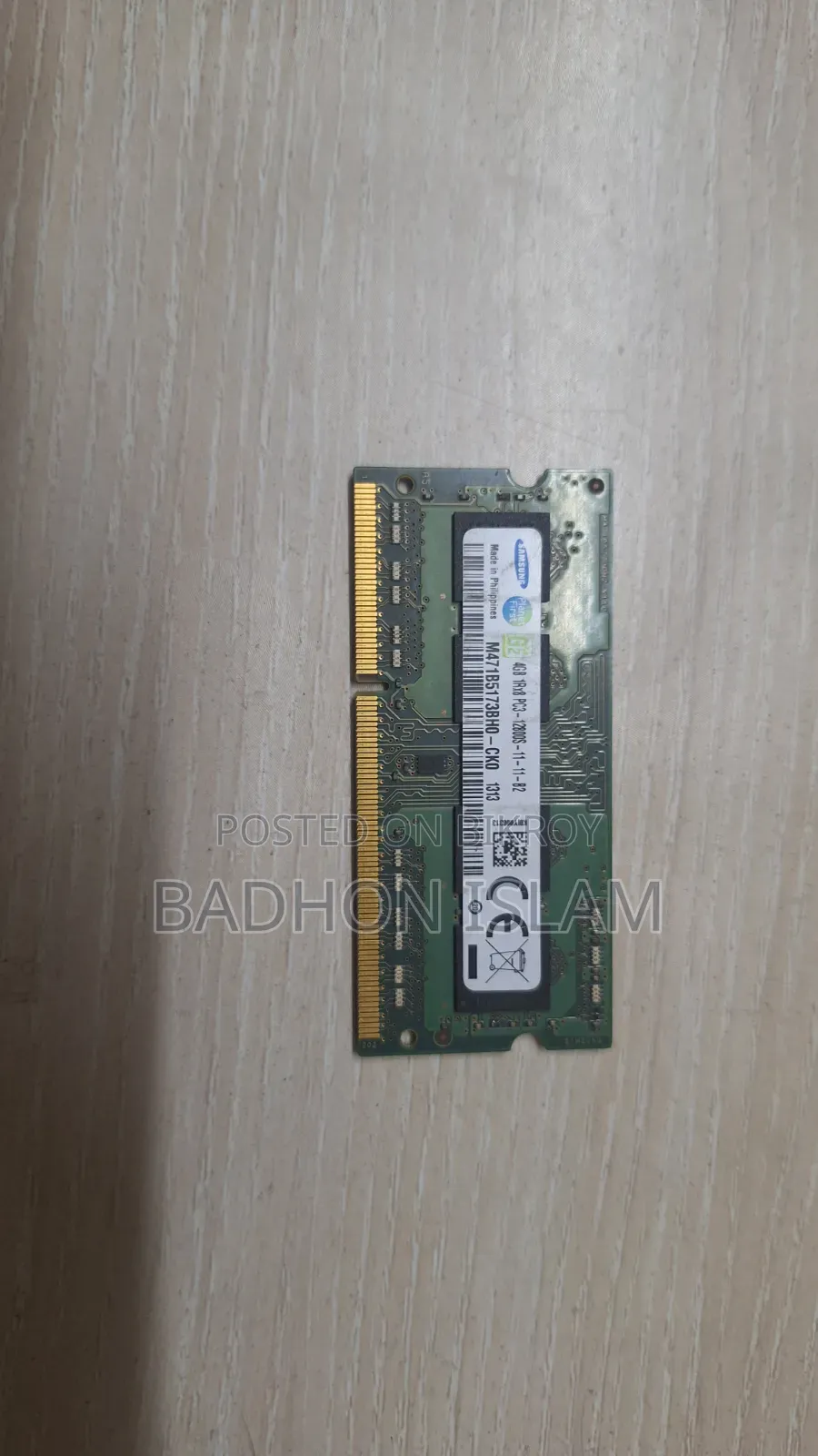 Samsung 4GB 1Rx8 PC3-12800S