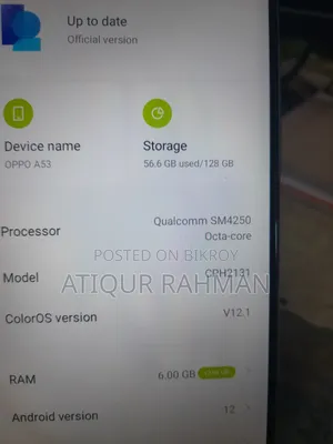 Oppo A53 128 GB Blue