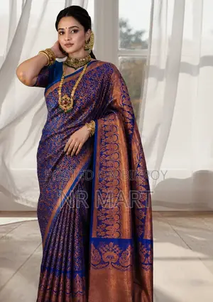 Premium Kanjivaram Katan Saree – With Blouse Piece