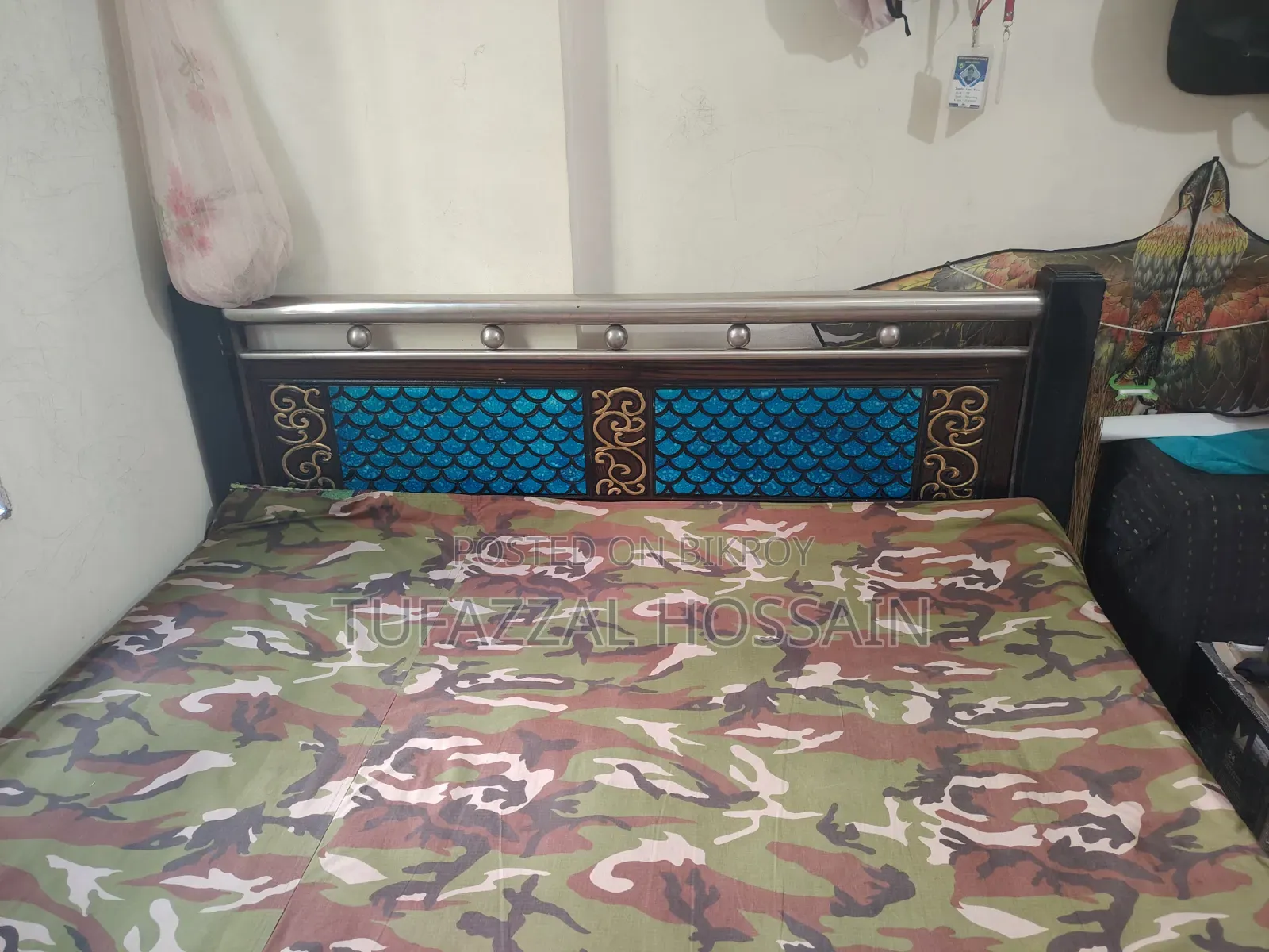 স্টিলের খাট