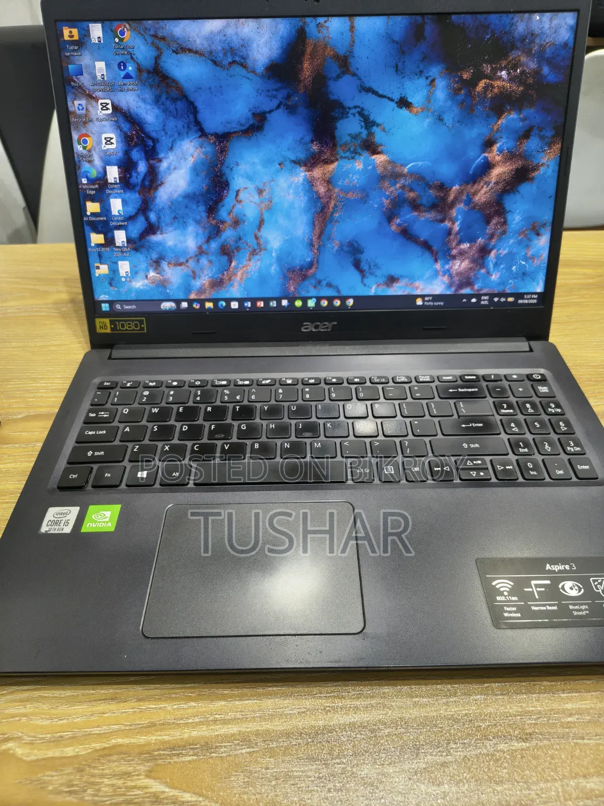 ল্যাপটপ Acer Aspire 3 8GB Intel Core i5 HDD+SSD 128GB