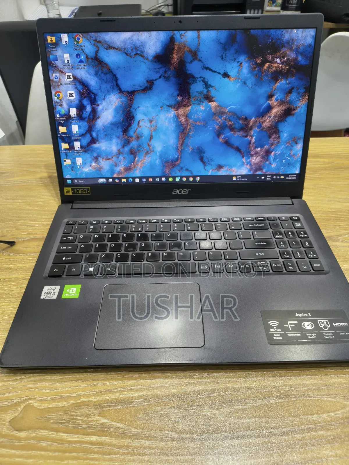 ল্যাপটপ Acer Aspire 3 8GB Intel Core i5 HDD+SSD 128GB