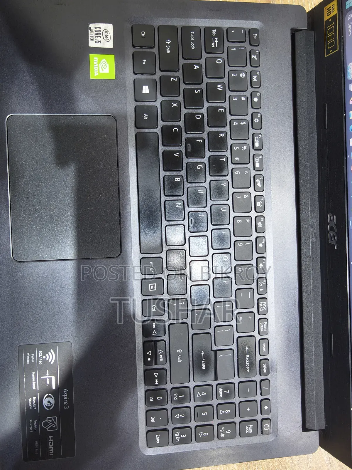 ল্যাপটপ Acer Aspire 3 8GB Intel Core i5 HDD+SSD 128GB