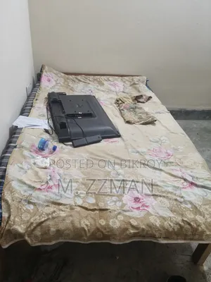 Bed- কাঠের চৌকি