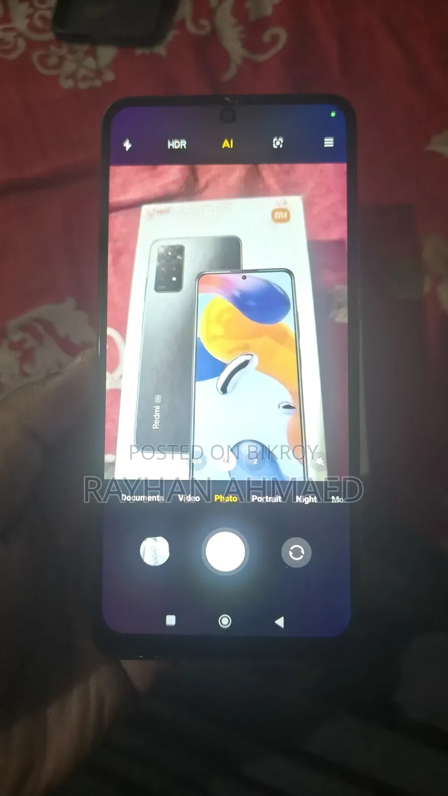 শাওমি রেডমি নোট ১১ প্রো ৫জি ১২৮ জিবি হোয়াইট