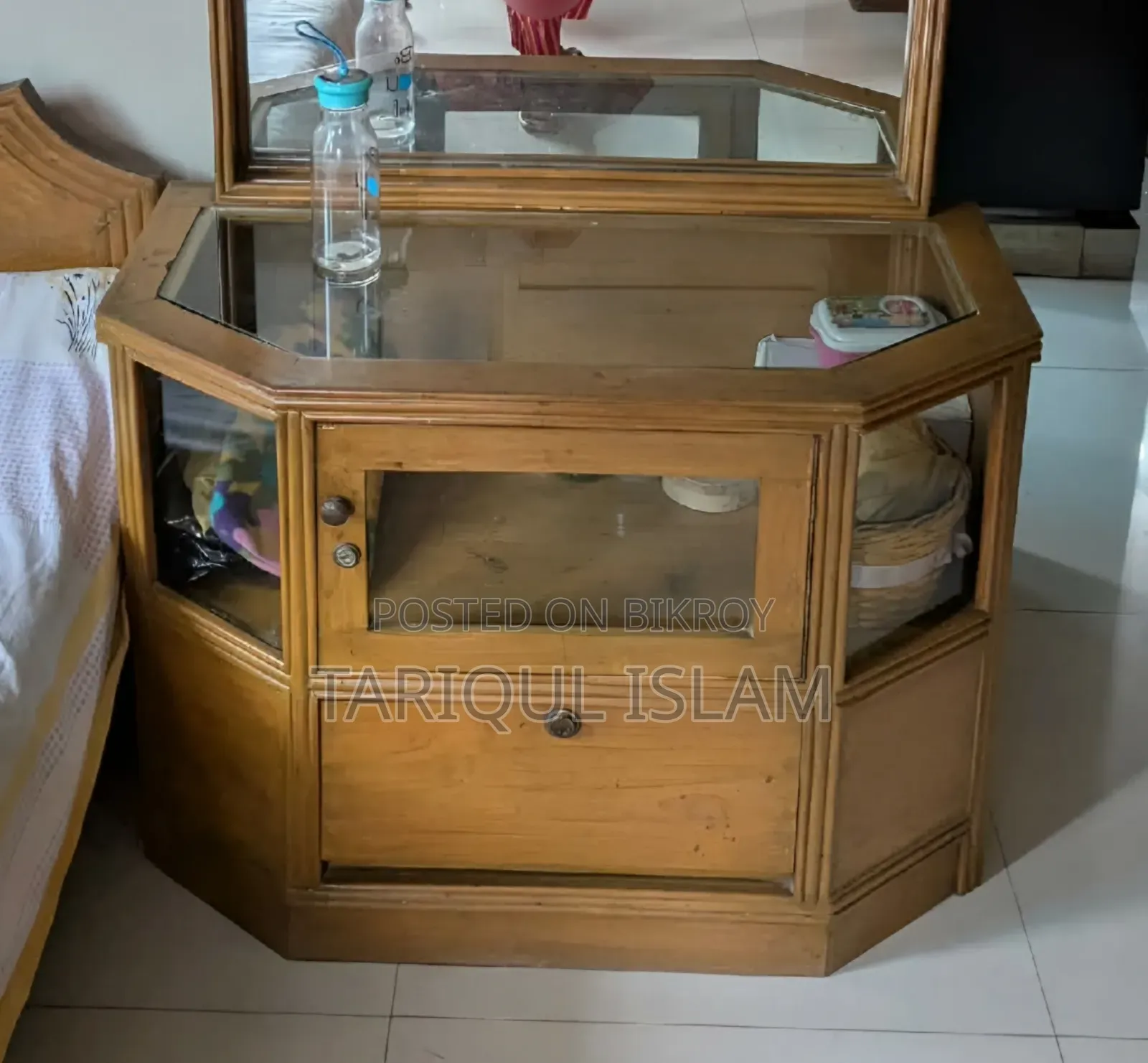 Original Teak Wood Dressing Table for Sale (Fresh)