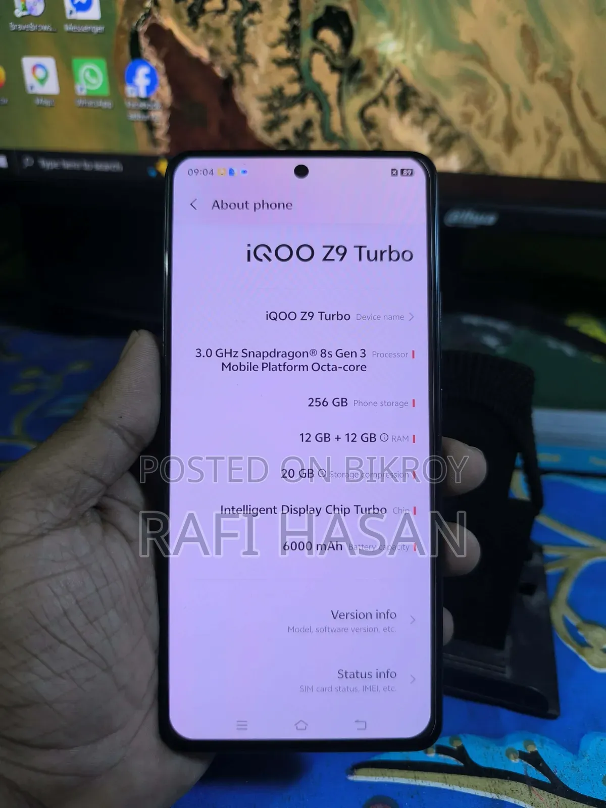 iQOO Z9 256 GB Black