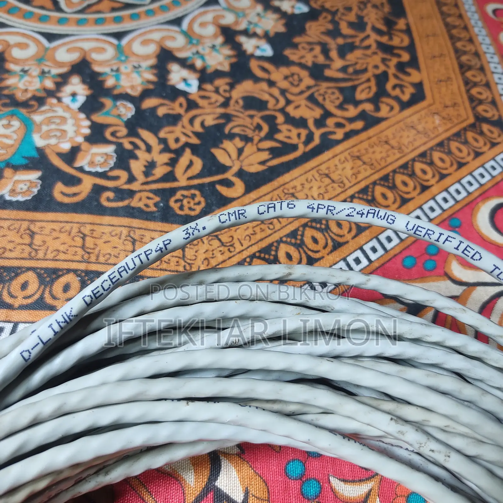 Wifi Cable (For those who want to run two routers with a single line)