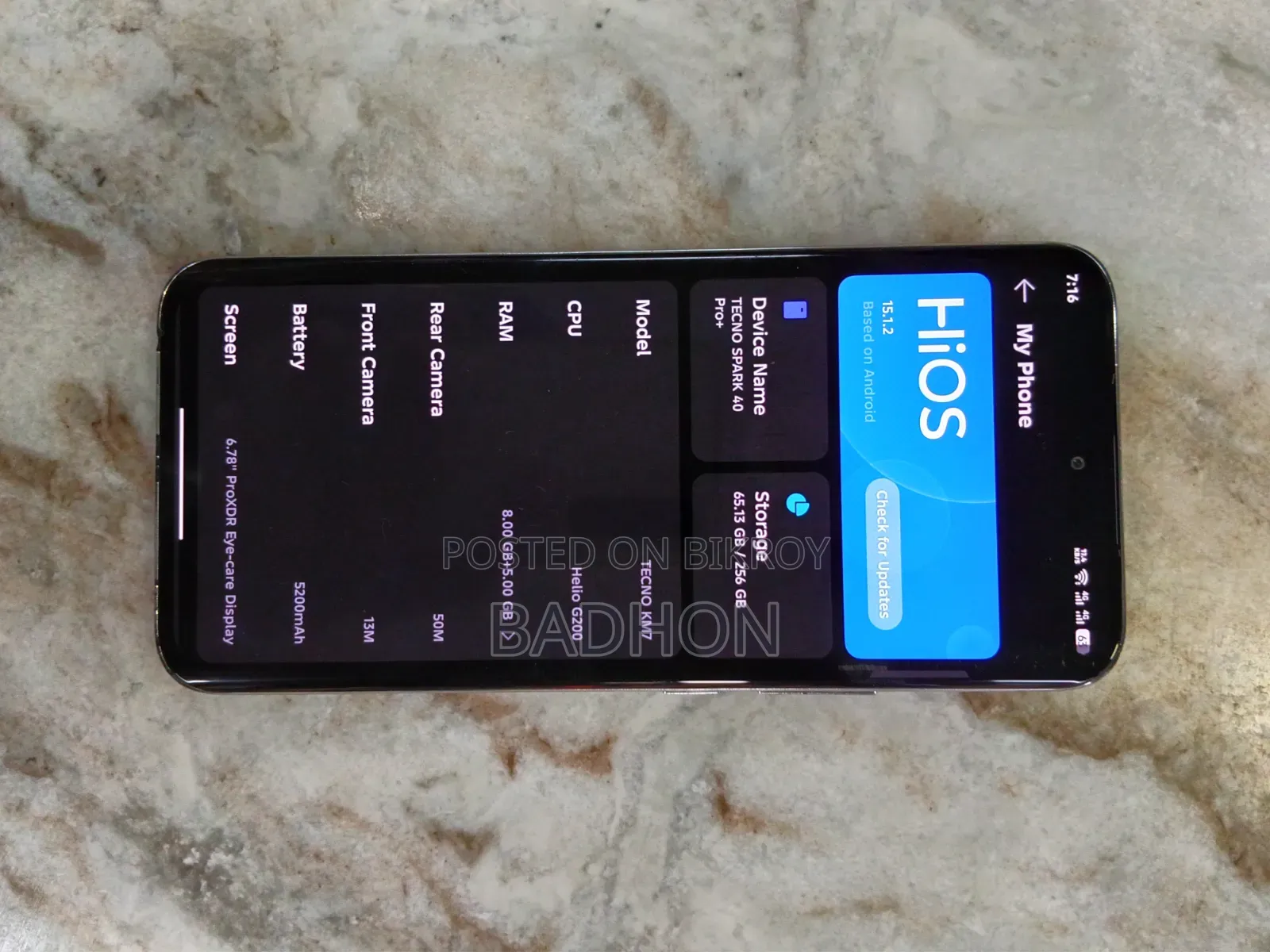 Tecno Spark 40 Pro+ 256 GB White