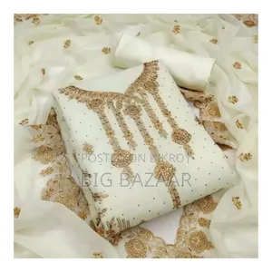 Embroidery Georgette Three Piece