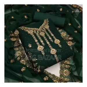 Embroidery Georgette Three Piece