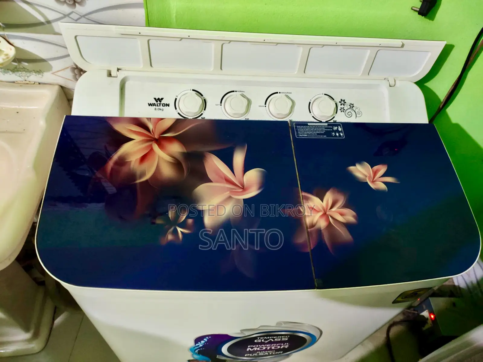 Walton Semi-Automatic Washing Machine 8KG