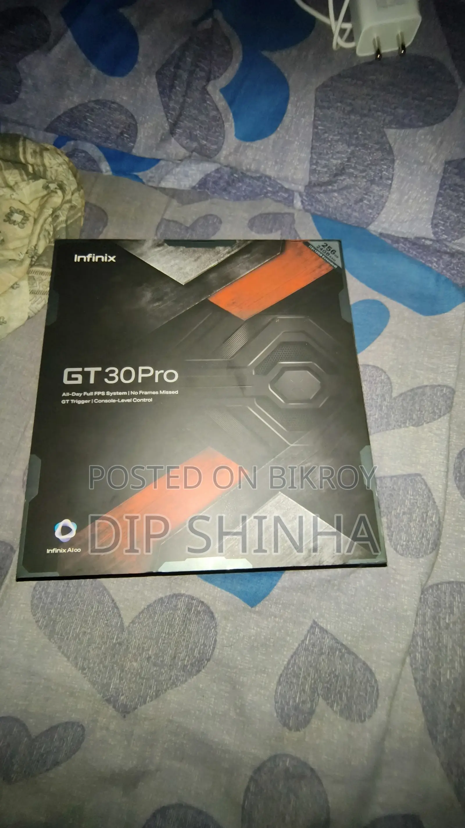 ইনফিনিক্স জিটি ৩০ প্রো ৫জি ২৫৬ জিবি ব্ল্যাক