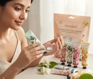 FAYANKOU Flower Extract Moisturizing Hand Cream Set - 5 PCS