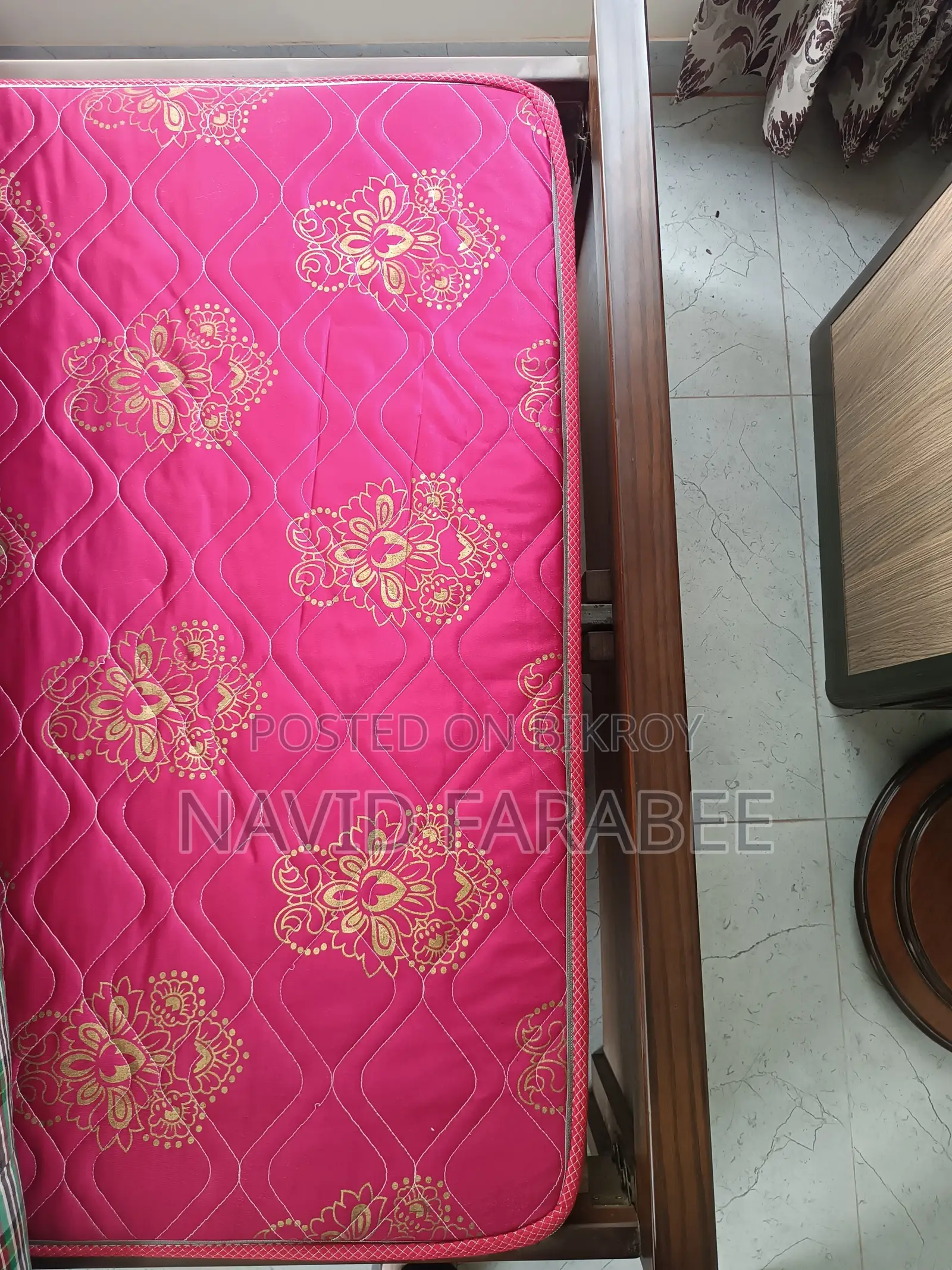 Navana Bed With Mattress and Toshok