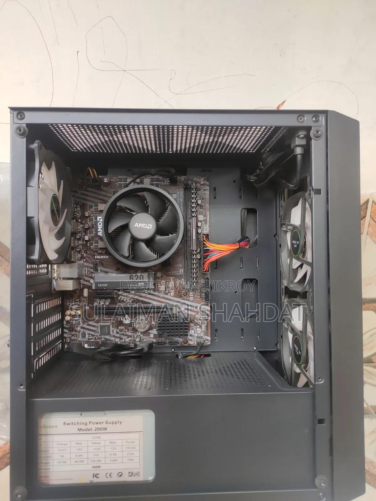 Desktop Computer MSI 8GB AMD Ryzen 5 SSD 512GB
