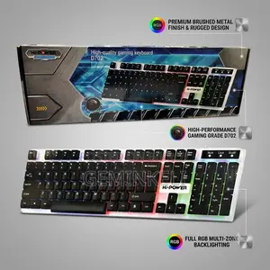 RGB Gaming Keyboard With Bangla Layout. D701-D702 Backlit Gaming Keyboard