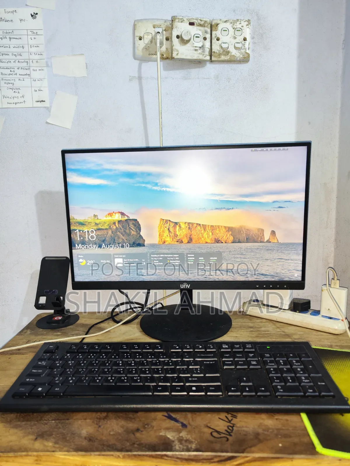 Desktop Computer 8GB Intel Core I5 SSD 256GB