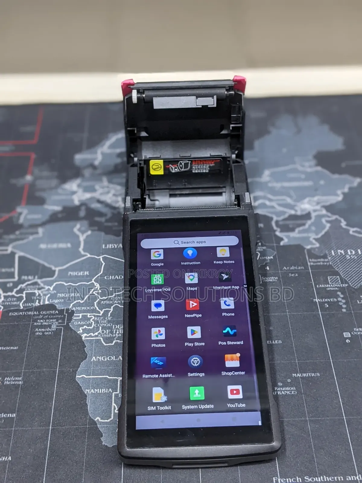 SUNMI V2s Handheld POS Terminal With Built-in Thermal Printer