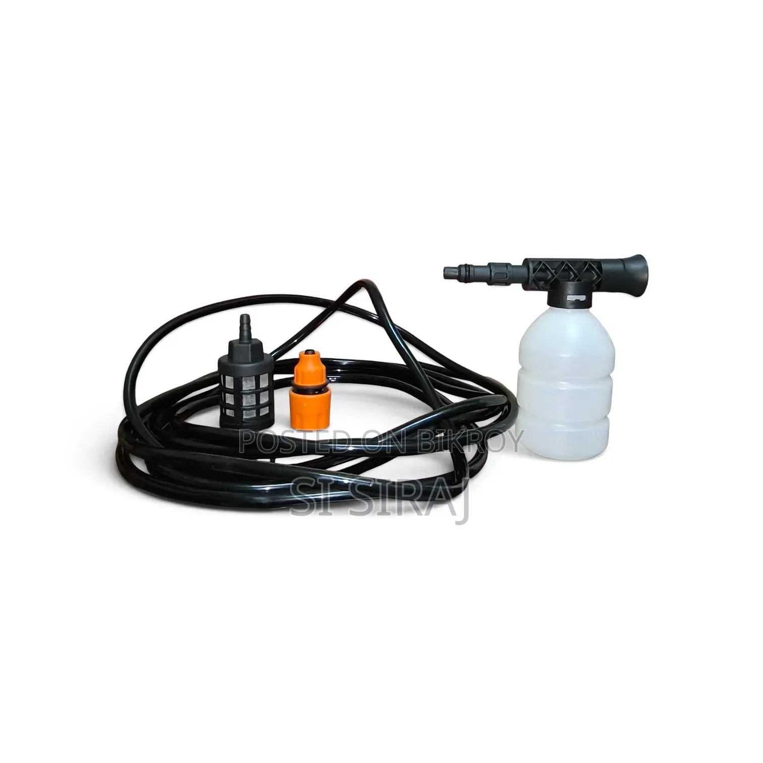 1 Battery Rechargeable Car Wash Spray Gun With 1 Battery Multi-Nozzle