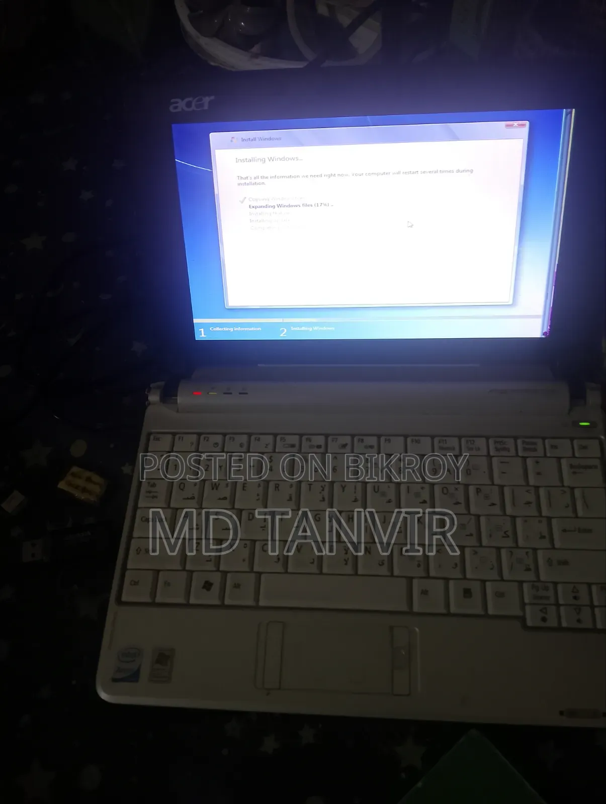 Laptop Acer Aspire 1 1GB Intel Atom HDD 160GB