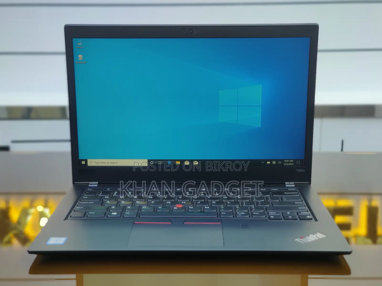 Laptop Lenovo ThinkPad T480s 8GB RAM Intel Core i5 256GB SSD