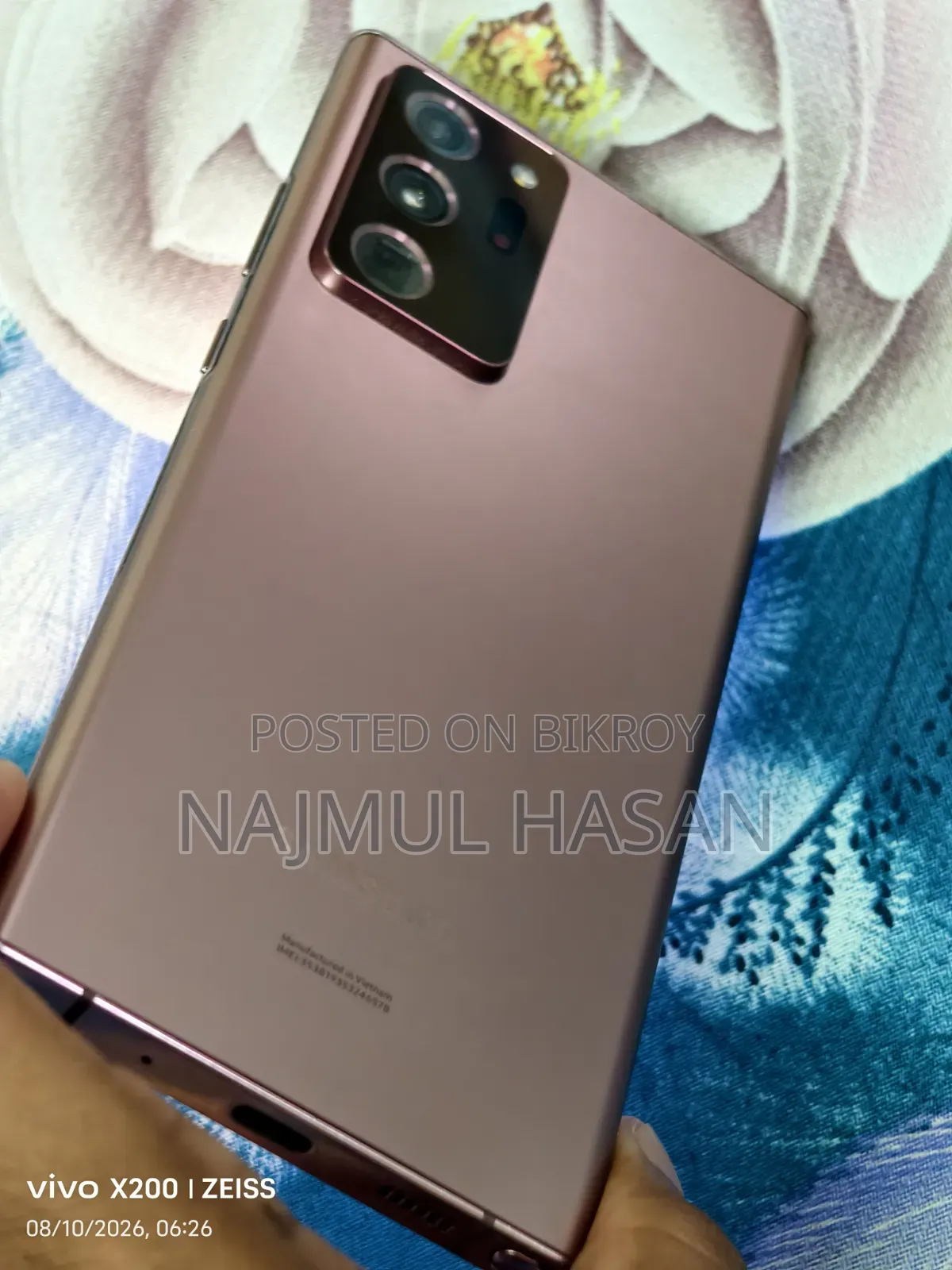 Samsung Galaxy Note 20 Ultra 5G 256 GB Gold