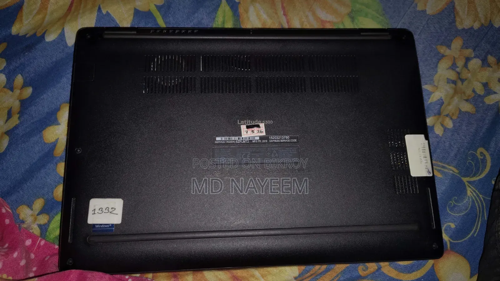 Laptop Dell Latitude 5300 8GB Intel Core I5 SSD 256GB