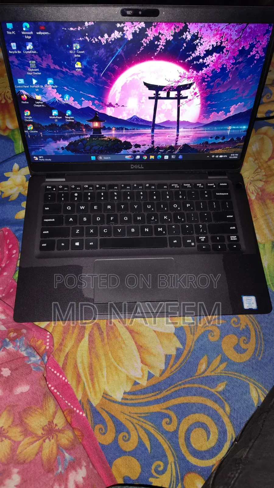 Laptop Dell Latitude 5300 8GB Intel Core I5 SSD 256GB