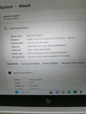 Laptop HP EliteBook 840 G5 8GB Intel Core I5 SSD 256GB