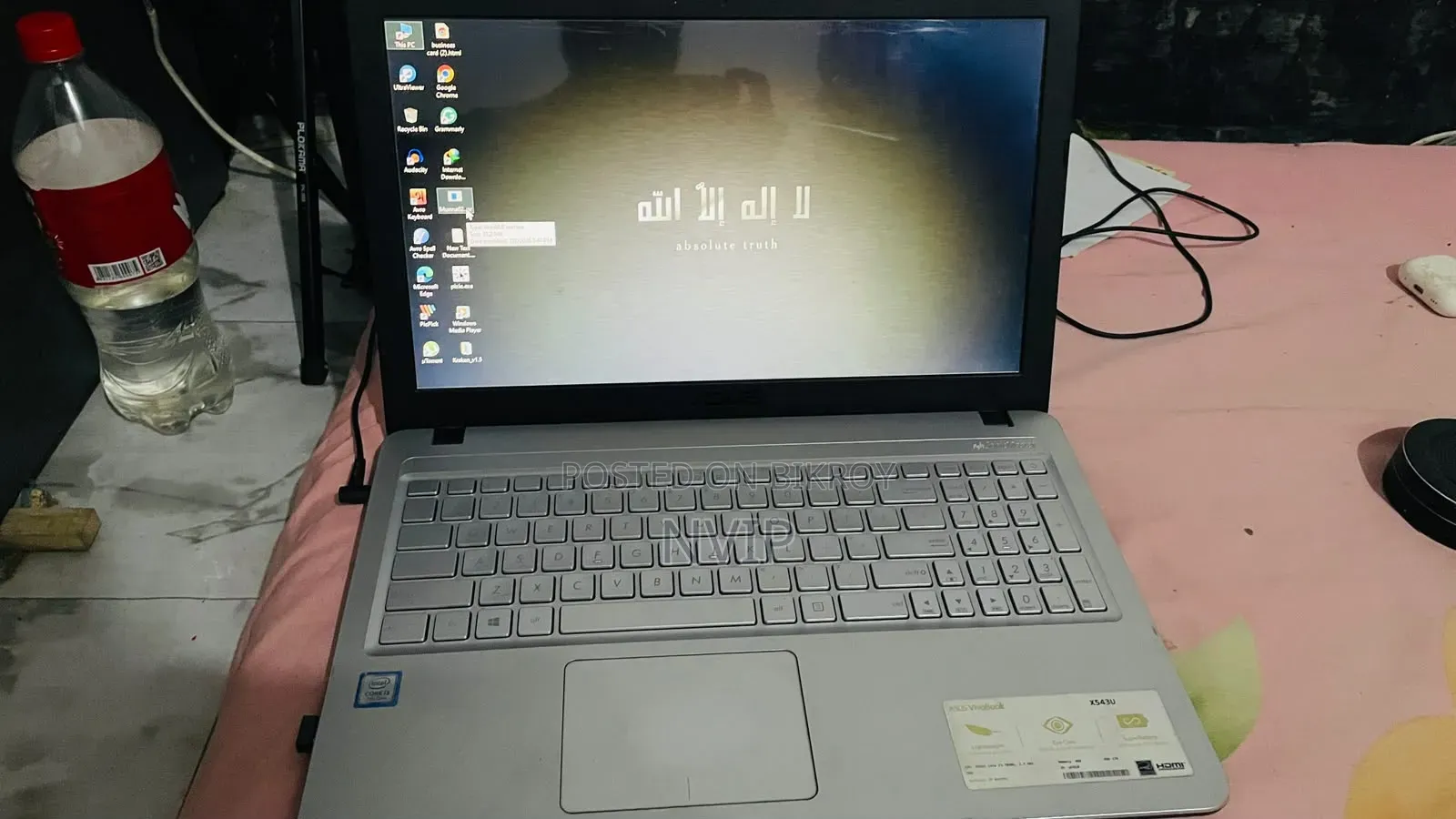 Laptop ASUS VivoBook X540SA 8GB Intel Core I3 HDD 1T