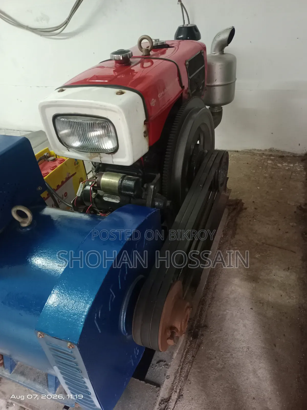 15 Kw Generator / Changchai 25hp Self Starting With 12v Volvo Battry