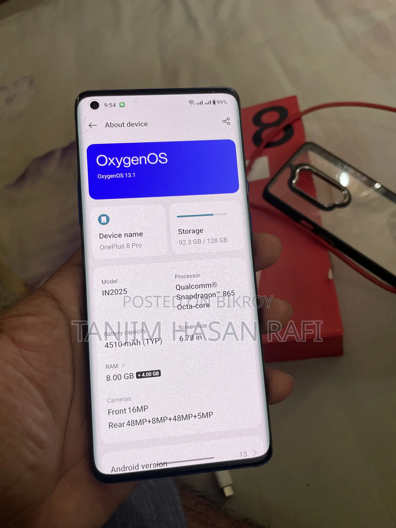 OnePlus 8 Pro 128 GB Blue