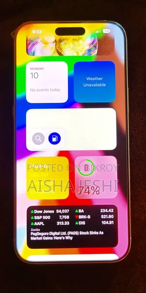 অ্যাপল আইফোন ১৬ প্রো ম্যাক্স ২৫৬ জিবি হোয়াইট