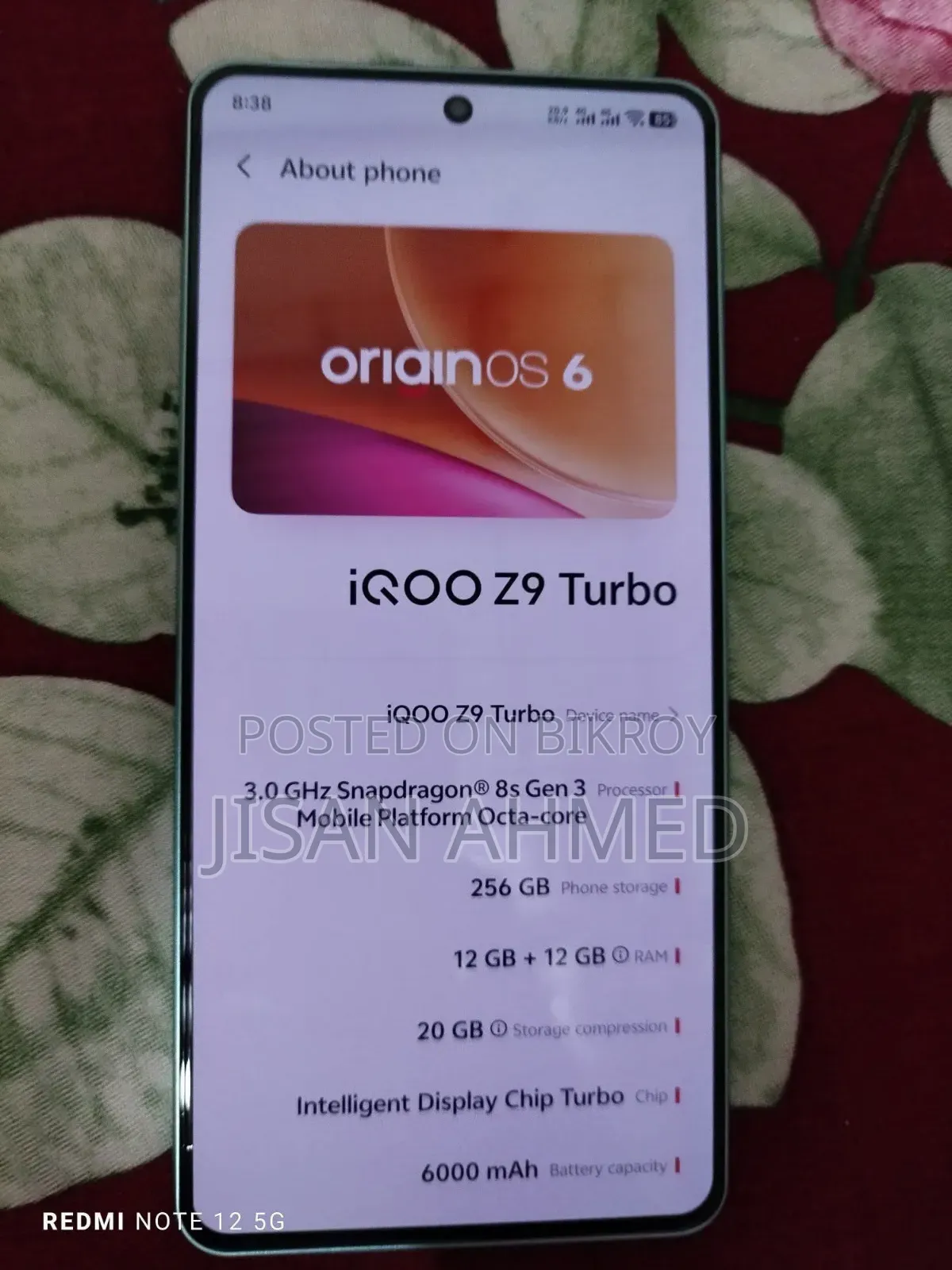 iQOO Z9 256 GB Graphite